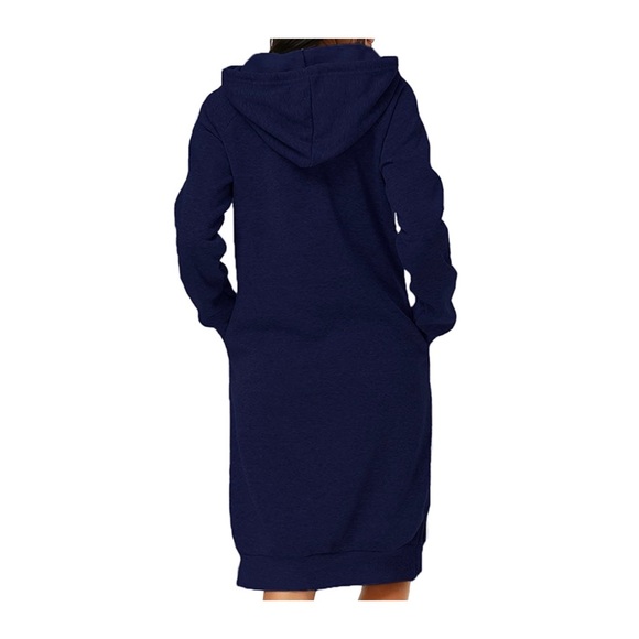 The Sweatshirt/Sweater Dress - Navy - Picture 3 of 4